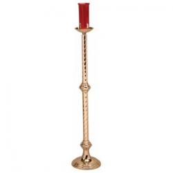  Floor Sanctuary Lamp | 48\" | Bronze Or Brass | Round Column & Base 