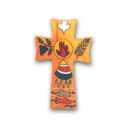  Right of Christian Initiation for Adults \"RCIA\" Cross from El Salvador (5\") 