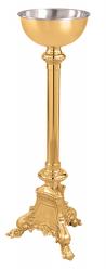  Holy Water Font | Standing | 36\" | Bronze Or Brass | Footed Base 