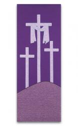  Dark Purple Ambo/Lectern Cover - Golgotha - Lucia Fabric 