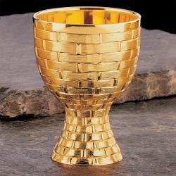  Wicker Motif Chalice & Scale Paten 