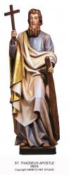  St. Jude Thaddeus the Apostle Statue in Fiberglass, 36\"H 