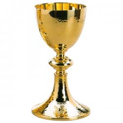  Hammered PX Symbol Motif Chalice & Scale Paten 