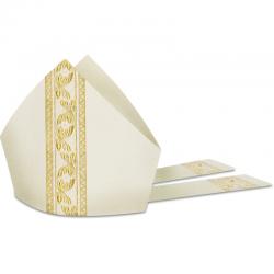  Ecru Bishop Miter - Pius Fabric 