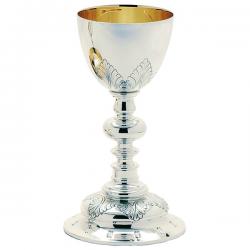  Chiseled Ornamentation Chalice & Scale Paten 