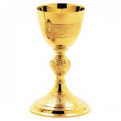  Wheat & Grape Motif Chalice & Scale Paten 