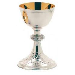  Fish Motif Chalice & Scale Paten 