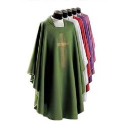  \"Cross\" Overlay Stole - Primavera Fabric - 100% Poly 