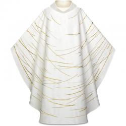  White Gothic Chasuble - Sentia Fabric 