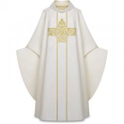  White Gothic Chasuble - Sentia Fabric 