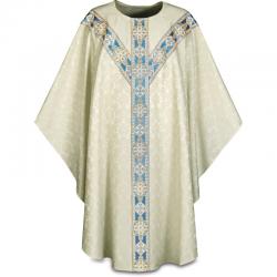  Ecru Gothic Chasuble - Duomo Fabric 