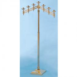  Floor Candelabra | 7 lite | Bronze Or Brass | Adjustable 