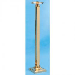  Floor Candlestick | 44\" | Brass Or Bronze | Square Column & Base 