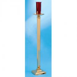  Floor Sanctuary Lamp | 48\" | Bronze Or Brass | Square Column & Base 