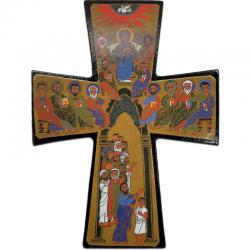  Icon Cross - Pentecost - 5 1/3\" Ht 