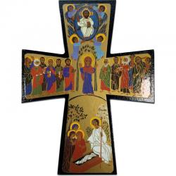  Icon Cross - Christmas - 5 1/2\" Ht 