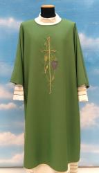  \"Cross/Wheat\" Dalmatic - Primavera Fabric - 100% Poly 