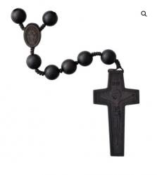  Jujube Wood Bead Rosary (13mm) 