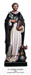  St. Dominic Guzman Statue in Fiberglass, 48\"H 