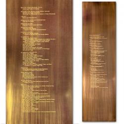  Large Plaque Contributor/Memorial/Donor Recognition Walls 