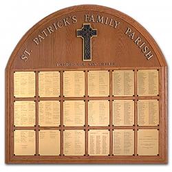  Removable Name Plate Contributor/Memorial/Donor Recognition Walls 