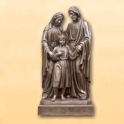  Holy Family Statue - Bronze Metal, 66\"H 