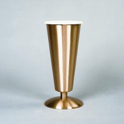  High Polish Finish Bronze Altar Vase (B): 6497 Style - 15\" Ht 