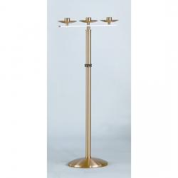  3, 5, 7 Lite High Polish Finish Bronze Candelabra: 6497 Style 