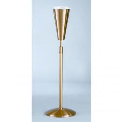  Satin Finish Bronze Adjustable Floor Flower Vase (A): 6497 Style - 43\" to 64\" Ht 