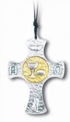  3.5\" EUCHARIST CROSS WITH CORD 