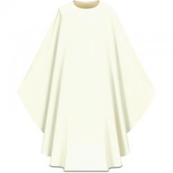  Ecru \"Assisi\" Chasuble - Without Decoration - Elias Fabric 