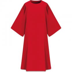  Red \"Assisi\" Deacon Dalmatic - Without Decoration - Elias Fabric 