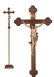  Wood Carved Processional Crucifix 