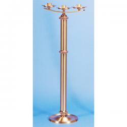  3, 5, 7 Lite Combination Finish Bronze Floor Candelabra: 7020 Style 