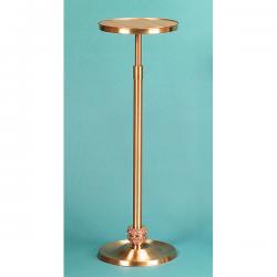  Combination Finish Bronze Adjustable Pedestal Stand: 7130 Style - 31\" to 53\" Ht 