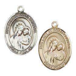  Our Lady of Good Counsel Oval Neck Medal/Pendant Only 