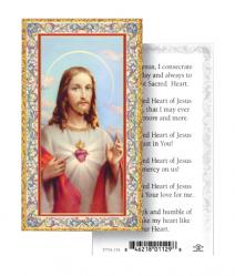  \"Sacred Heart of Jesus Prayer\" Prayer/Holy Card (Paper/100) 