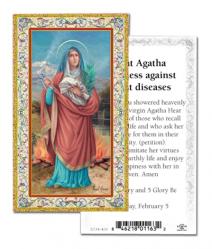  \"Prayer to St. Agatha\" Prayer/Holy Card (Paper/100) 
