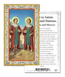  \"Prayer to Sts. Cosmos and Damien\" Prayer/Holy Card (Paper/100) 