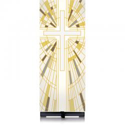  White Ambo/Lectern Cover - Deco Fabric 