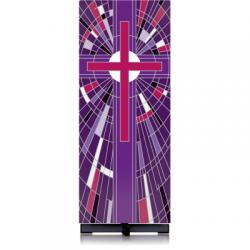  Purple Ambo/Lectern Cover - Deco Fabric 