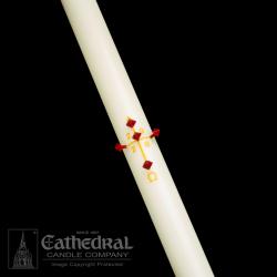  Blank/Plain Paschal Candle #11, 3 x 48 