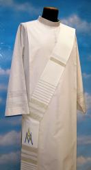  Marian Overlay/Deacon Stole in Linea Style Fabric 