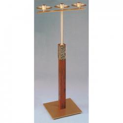  3, 5, 7 Lite Satin Finish Bronze Floor Candelabra: 8220 Style - 40 1/2\" Ht 