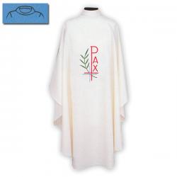  Lightweight Chasuble - Pax Design - Textured Fortrel - Poly/Linen Weave 