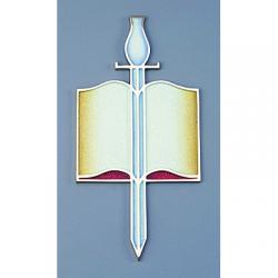  Word Of God Plaque | 17” x 18” | Bronze | Sword & Bible 