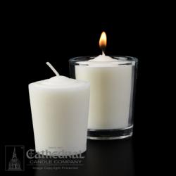  Votive Lights - 51% BEESWAX 15 Hour - Tapered (Dozen) 