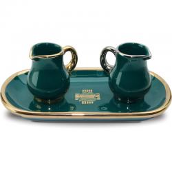  Ceramic Cruets and Tray Set 