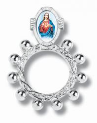  SACRED HEART OF JESUS ROSARY RING (10 PK) 