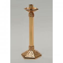  Satin Finish Bronze Altar Candlestick: 9942 Style - 10\" to 28\" Ht 